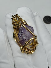 Load image into Gallery viewer, Coil-less Amethyst Pendant