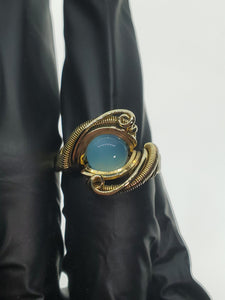 Blue Chalcedony Classy Ring