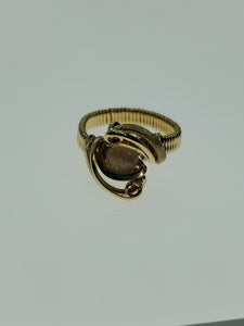 Rose Quartz Classy Ring