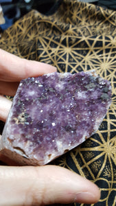 Amethyst Cluster with Hematite