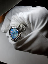 Load image into Gallery viewer, Mosaic Opal Statement Ring