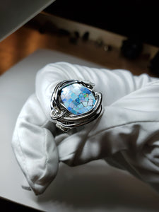 Mosaic Opal Statement Ring