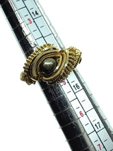 Load image into Gallery viewer, Small Pyrite Brassy ring