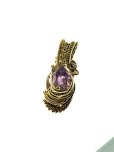 Load image into Gallery viewer, Brandberg Amethyst in thick brass