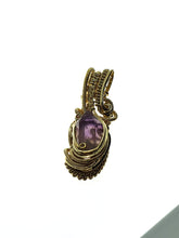 Load image into Gallery viewer, Brandberg Amethyst in thick brass