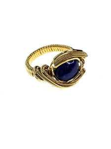Lapis Lazuli Free Flow Ring