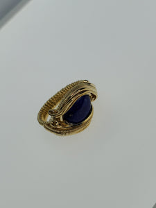 Lapis Lazuli Free Flow Ring