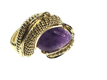 Load image into Gallery viewer, Thick Amethyst Funk Ring