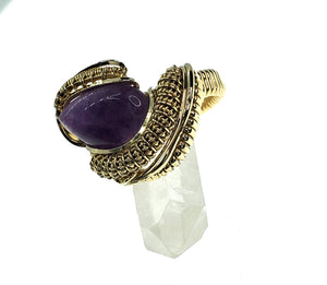 Thick Amethyst Funk Ring