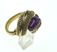 Load image into Gallery viewer, Thick Amethyst Funk Ring
