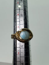 Load image into Gallery viewer, Small Larimar Free Flow Ring