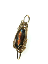 Load image into Gallery viewer, Double-bailed Labradorite mini