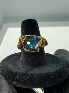 London Blue Topaz Ring