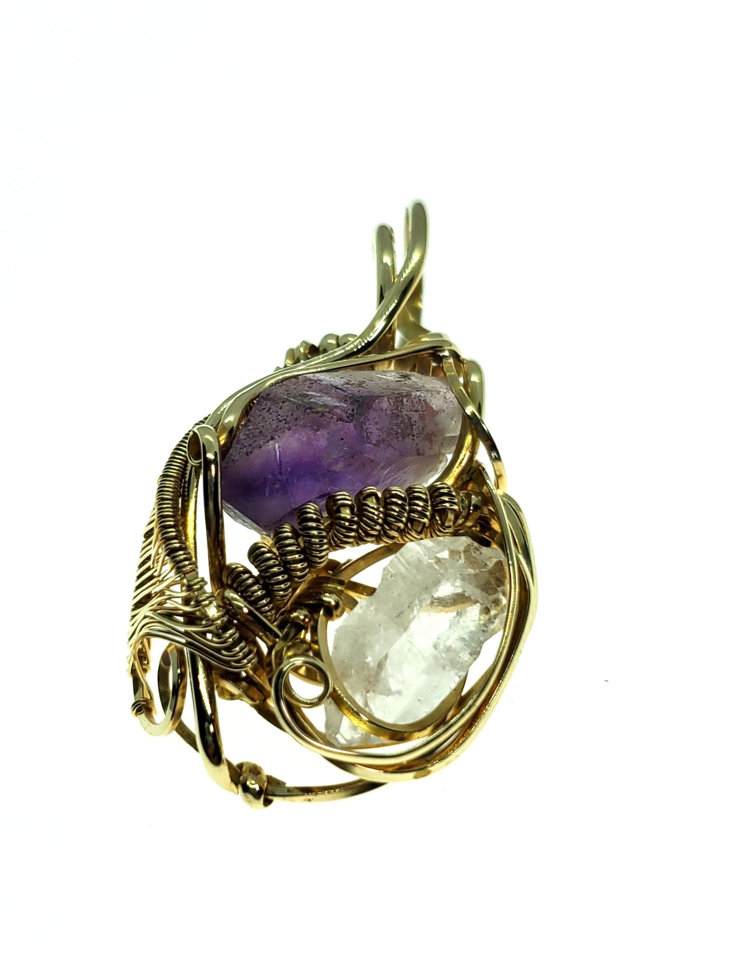 Amethyst Amulet Necklace