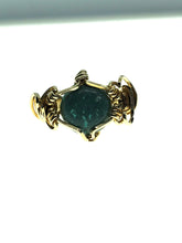 Load image into Gallery viewer, Assymetrical Symmetrical Turquoise Ring