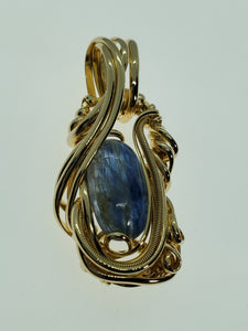Blue Kyanite Medallion