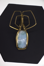 Load image into Gallery viewer, Simple Larimar Angled Pendant