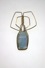 Load image into Gallery viewer, Simple Larimar Angled Pendant